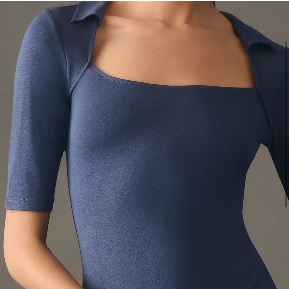 Elegant Blue Women's Top